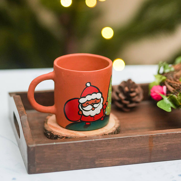 Personalised Terracotta Christmas Mug