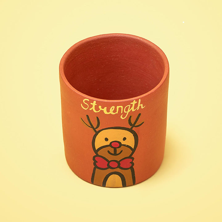 Terracotta Handmade Christmas Planter