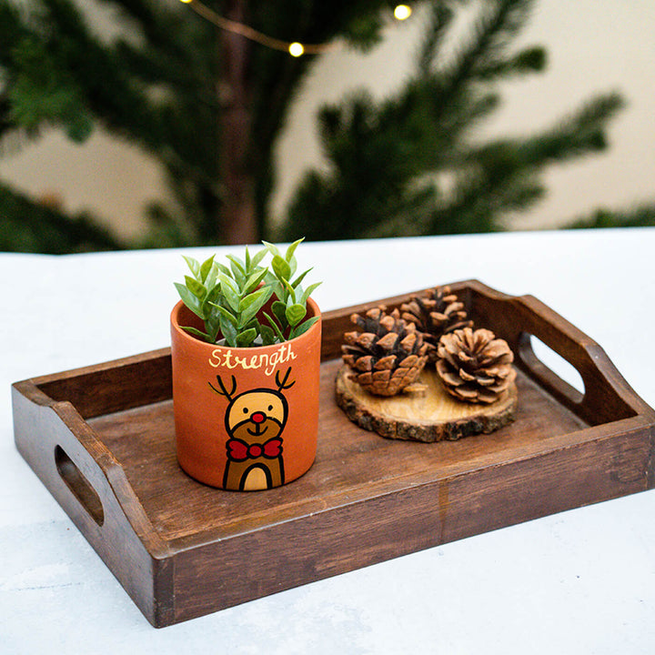 Terracotta Handmade Christmas Planter