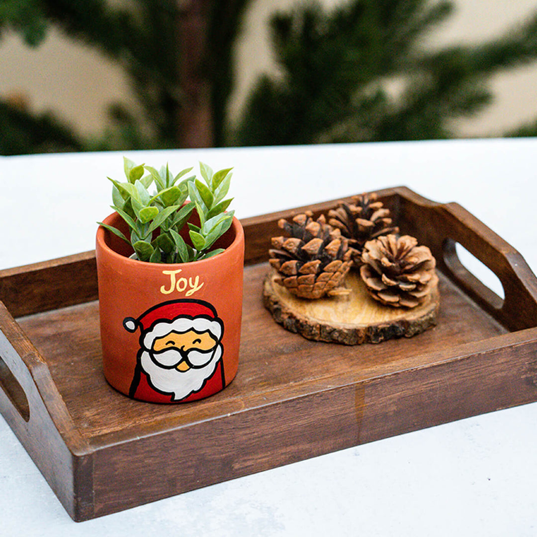 Terracotta Handmade Christmas Planter