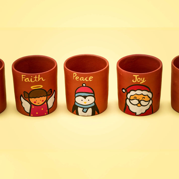 Terracotta Handmade Christmas Planters