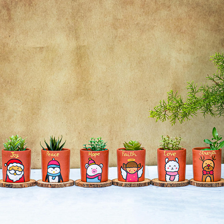 Terracotta Handmade Christmas Planter