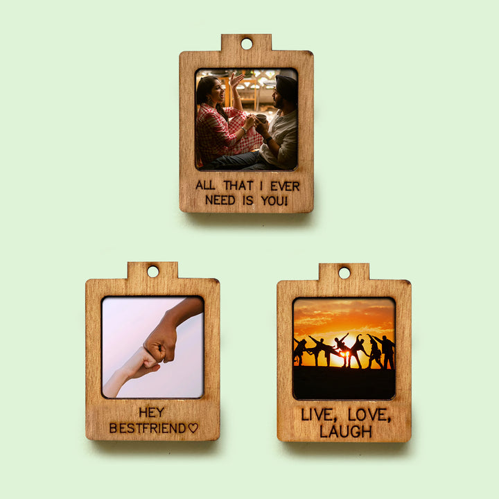 Personalized Polaroid Photo Magnet with Photo - Set of 3 - Zwende