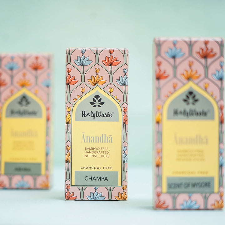 Handmade Anandha Scented Incense Sticks - Pack of 4