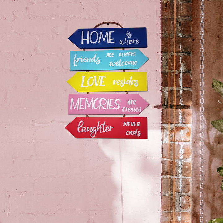Home Inspired Quotes Wall Decor - Long