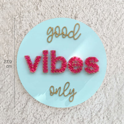 "Good Vibes Only" String Art