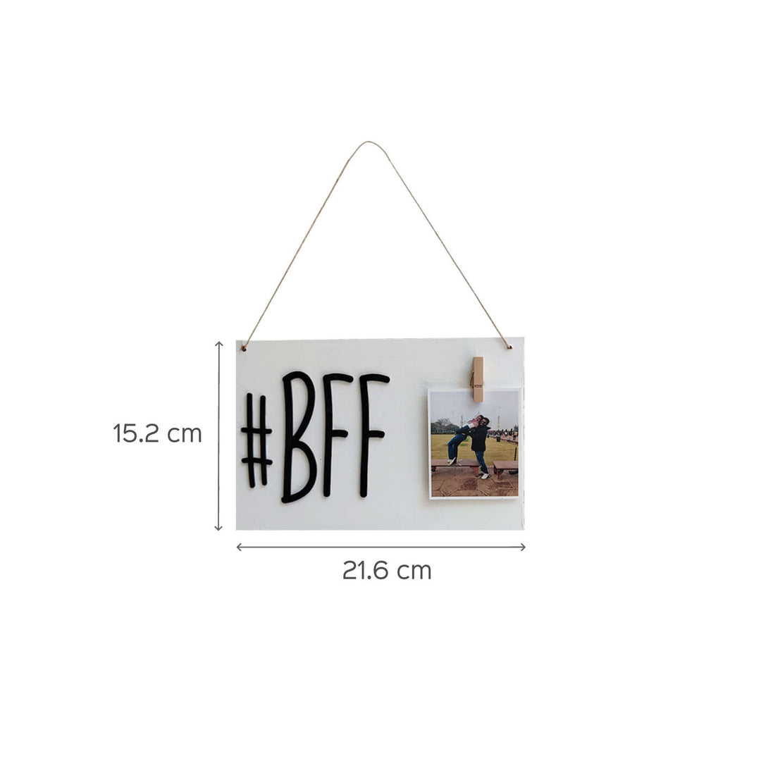 Personalised "BFF" Wooden Frame