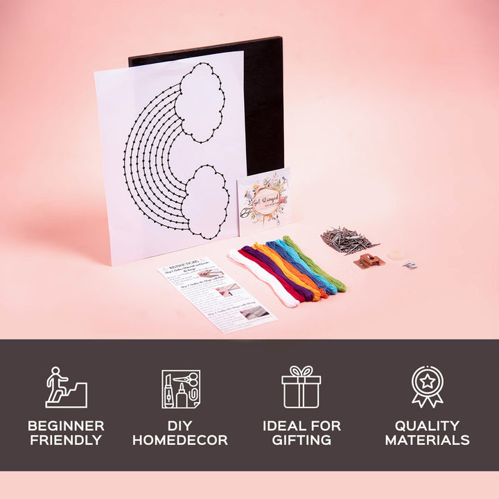 String Art DIY Kit - Rainbow - Zwende