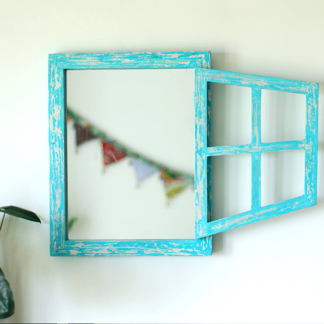 Small Classic Illusion Window Mirror