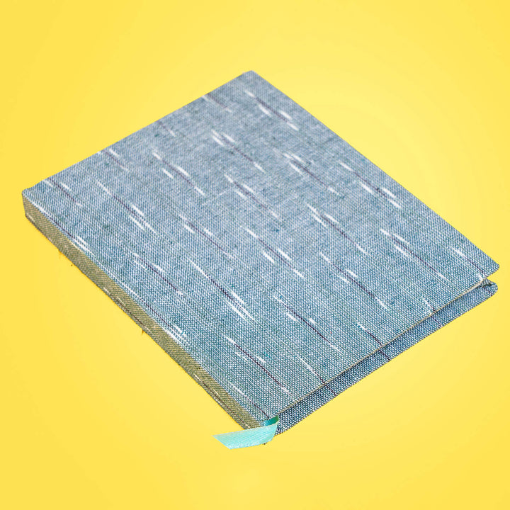 Dusty Blue Unruled Notebook