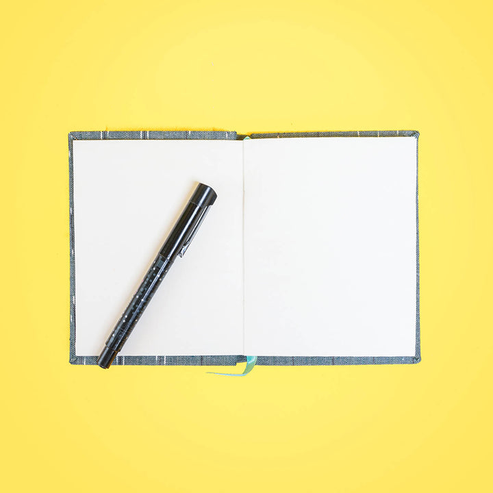 Dusty Blue Unruled Notebook