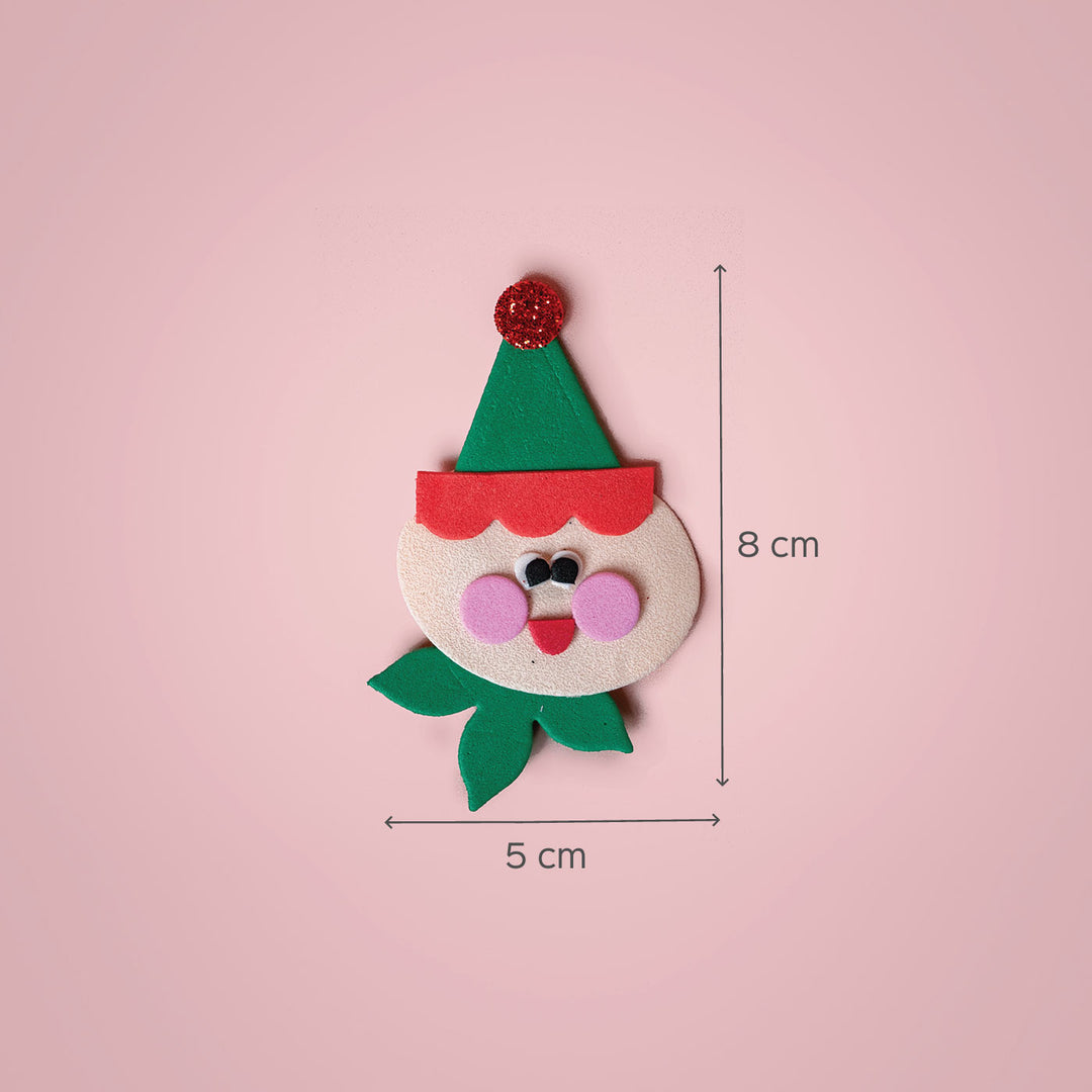 Handmade Christmas Foam & Paper Embellishments | Xmas Gifting Ideas | Set Of 5
