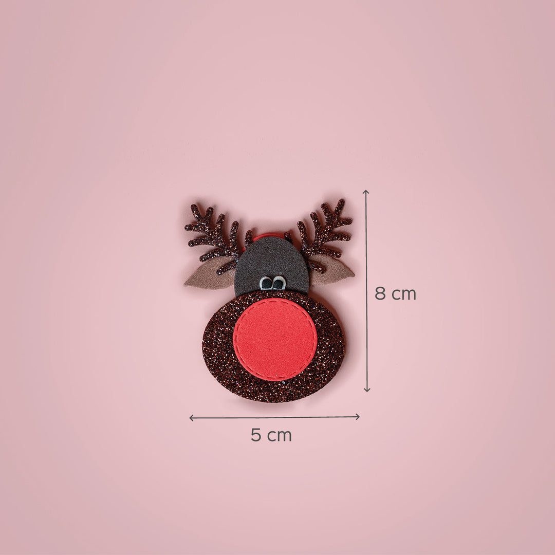 Handmade Reindeer Foam & Paper Embellishments | Xmas Gifting Ideas | Set Of 5