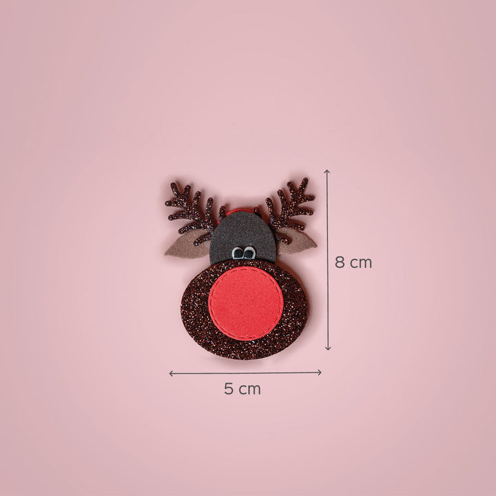 Handmade Reindeer Foam & Paper Embellishments | Xmas Gifting Ideas | Set Of 5