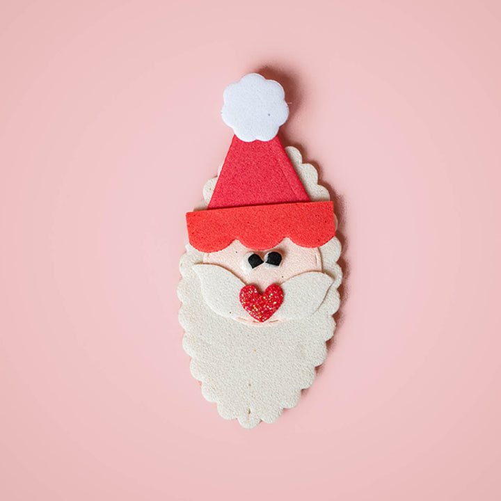 Handmade Santa Foam & Paper Embellishments | Xmas Gifting Ideas | Set Of 5