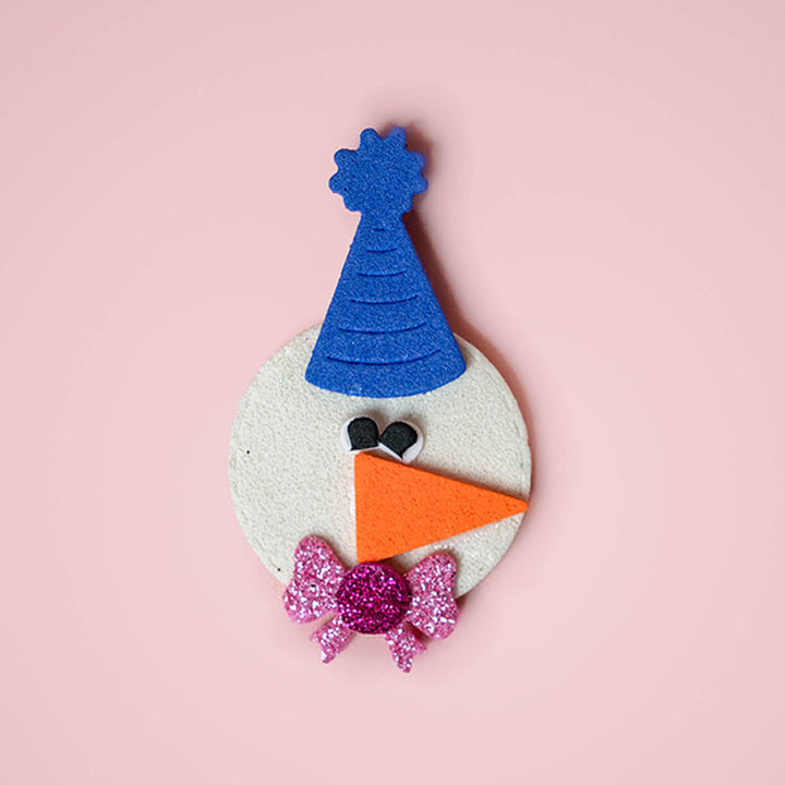 Handmade Snowman Foam & Paper Embellishments | Xmas Gifting Ideas | Set Of 5
