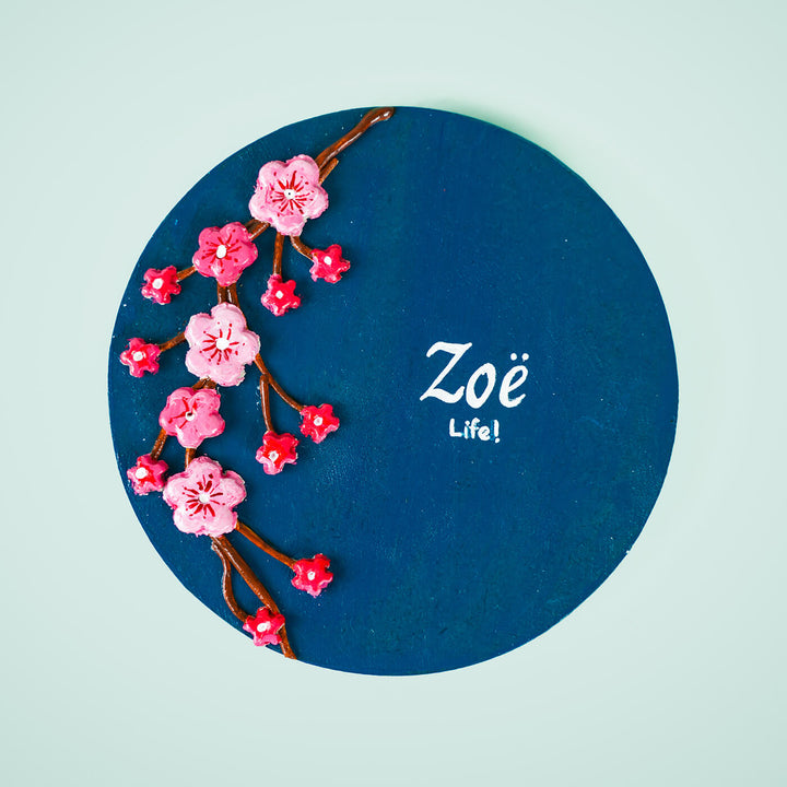 Personalized Cherry Blossoms Fridge Magnet