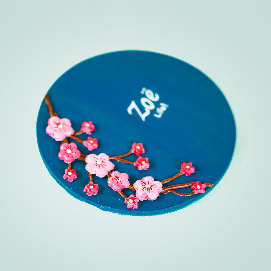 Personalized Cherry Blossoms Fridge Magnet