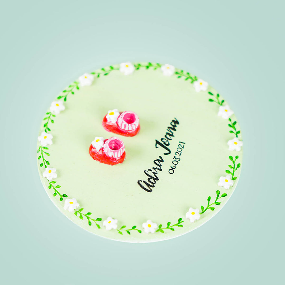 Personalized Baby Shoes Fridge Magnet