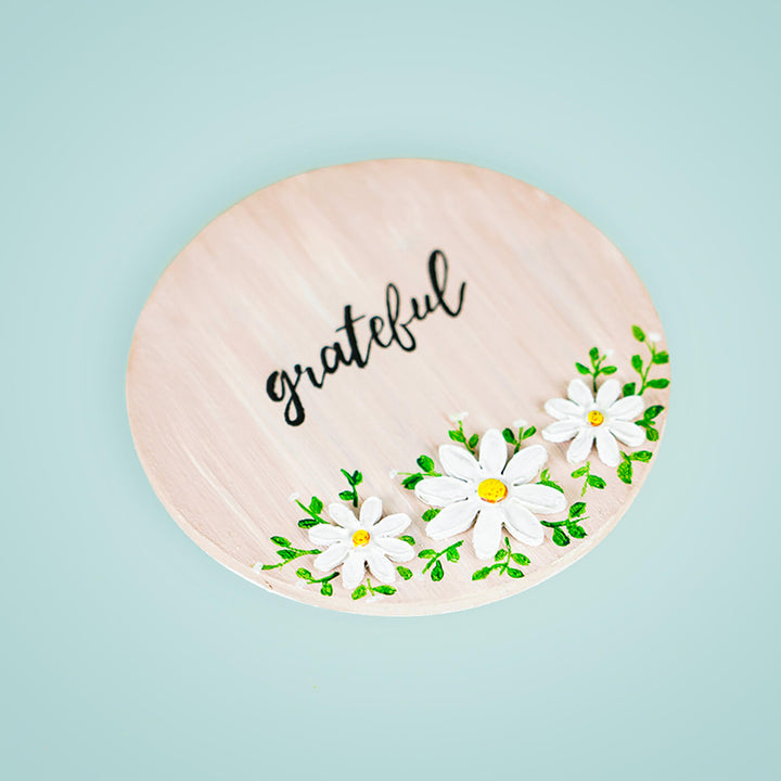 Set of 3 Fridge Magnets (Thankful, Grateful, Blessed)