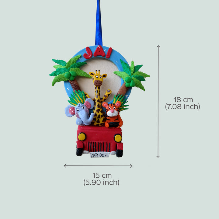 Personalised Jungle Wall Hanging For Kids