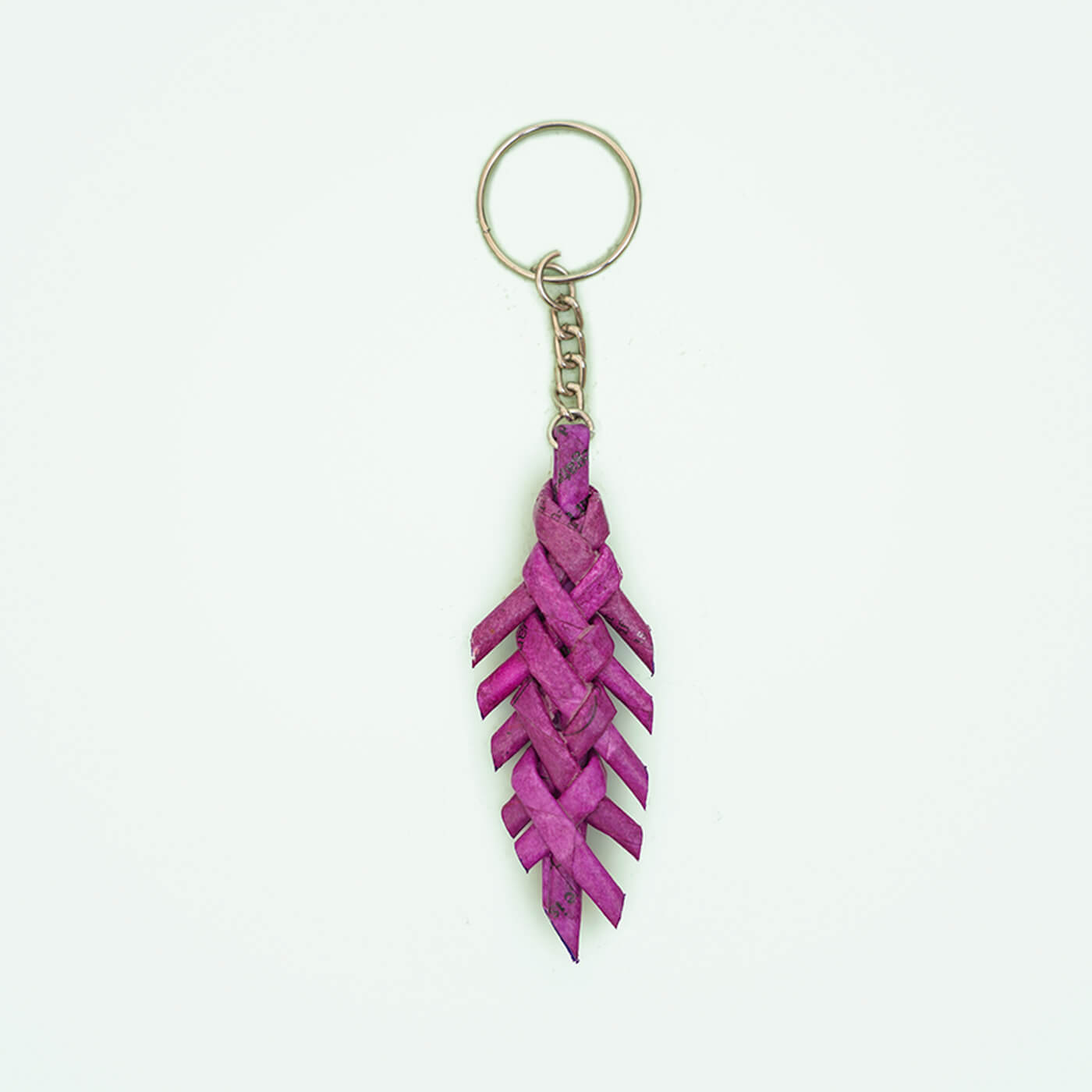 Buy Handmade Upcycled Paper Keychain Online On Zwende