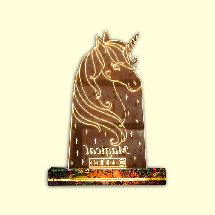 3D Illusion Unicorn Rechargeable LED Lamp