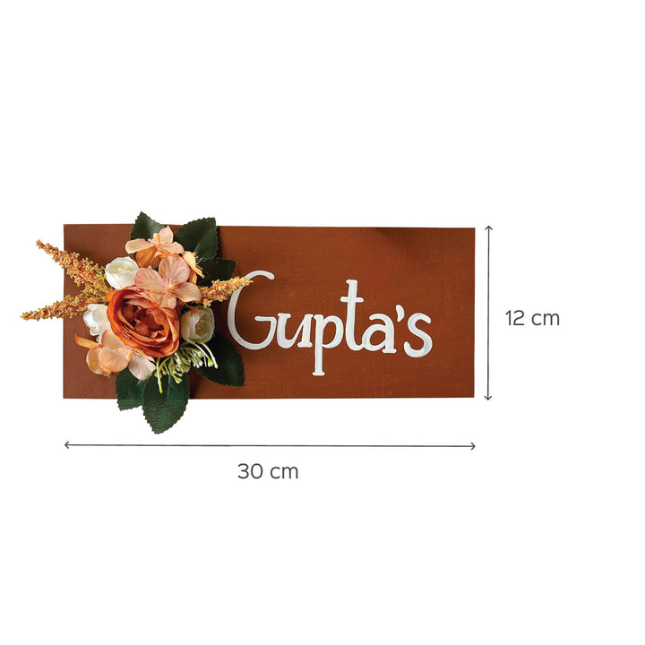 Floral Nameboard - Small