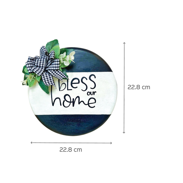 Round Bless Sign Wall Decor