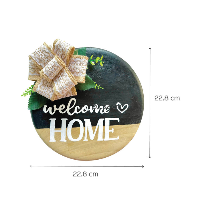 Round Home Sign Wall Decor