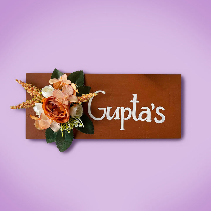 Floral Nameboard - Small