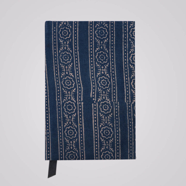 Handcrafted Ajrakh Printed Hardbound Diary | 100 Pages, A5 - Zwende