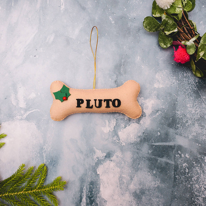 Handmade Personalized Xmas Felt Ornaments For Christmas Tree Decoration | Set Of 6