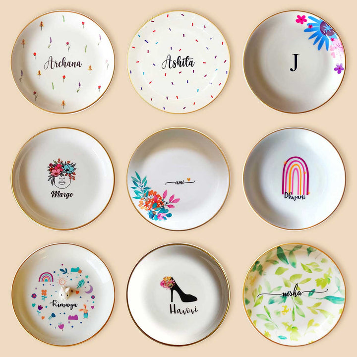 Personalized Printed Trinket Dish