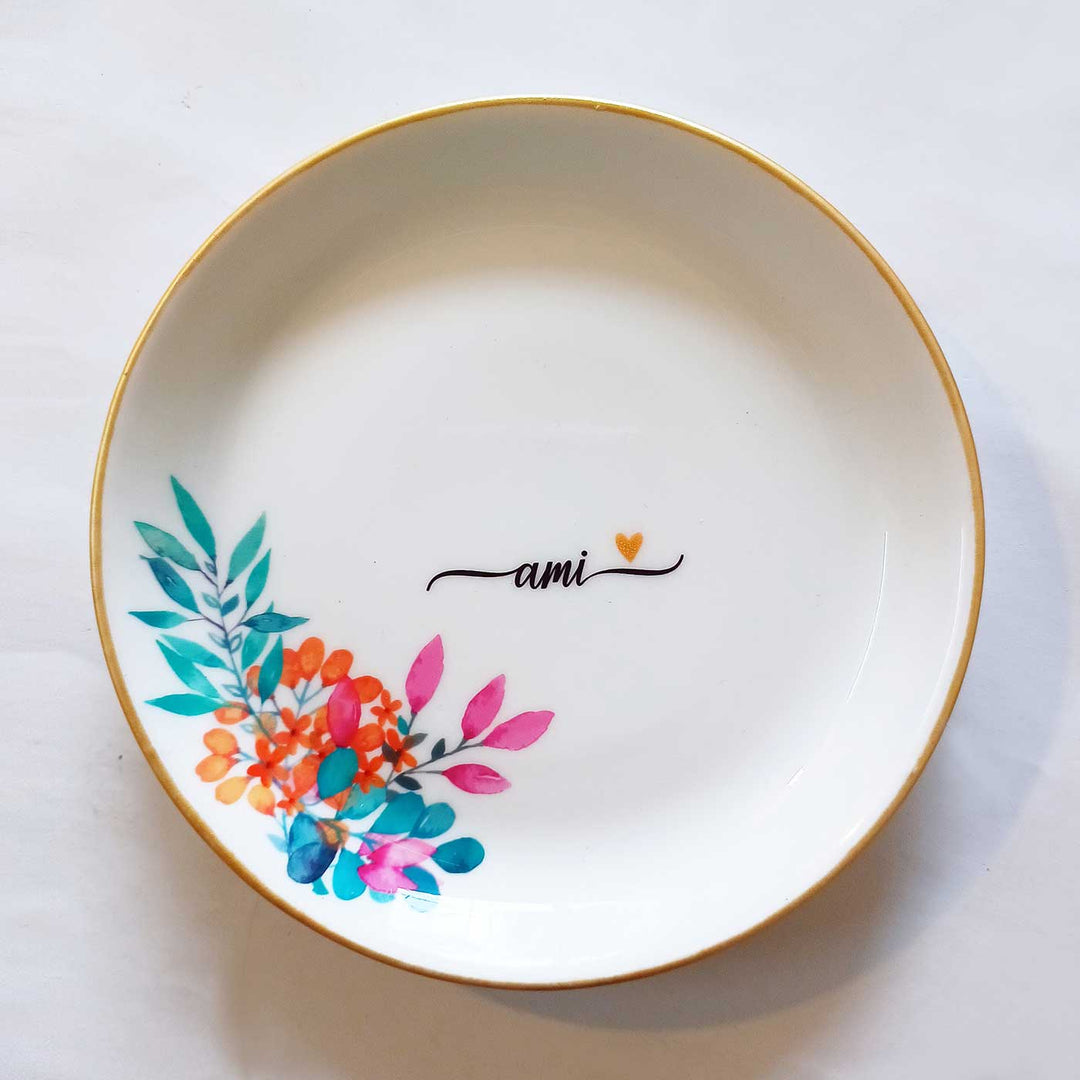 Personalized Printed Trinket Dish