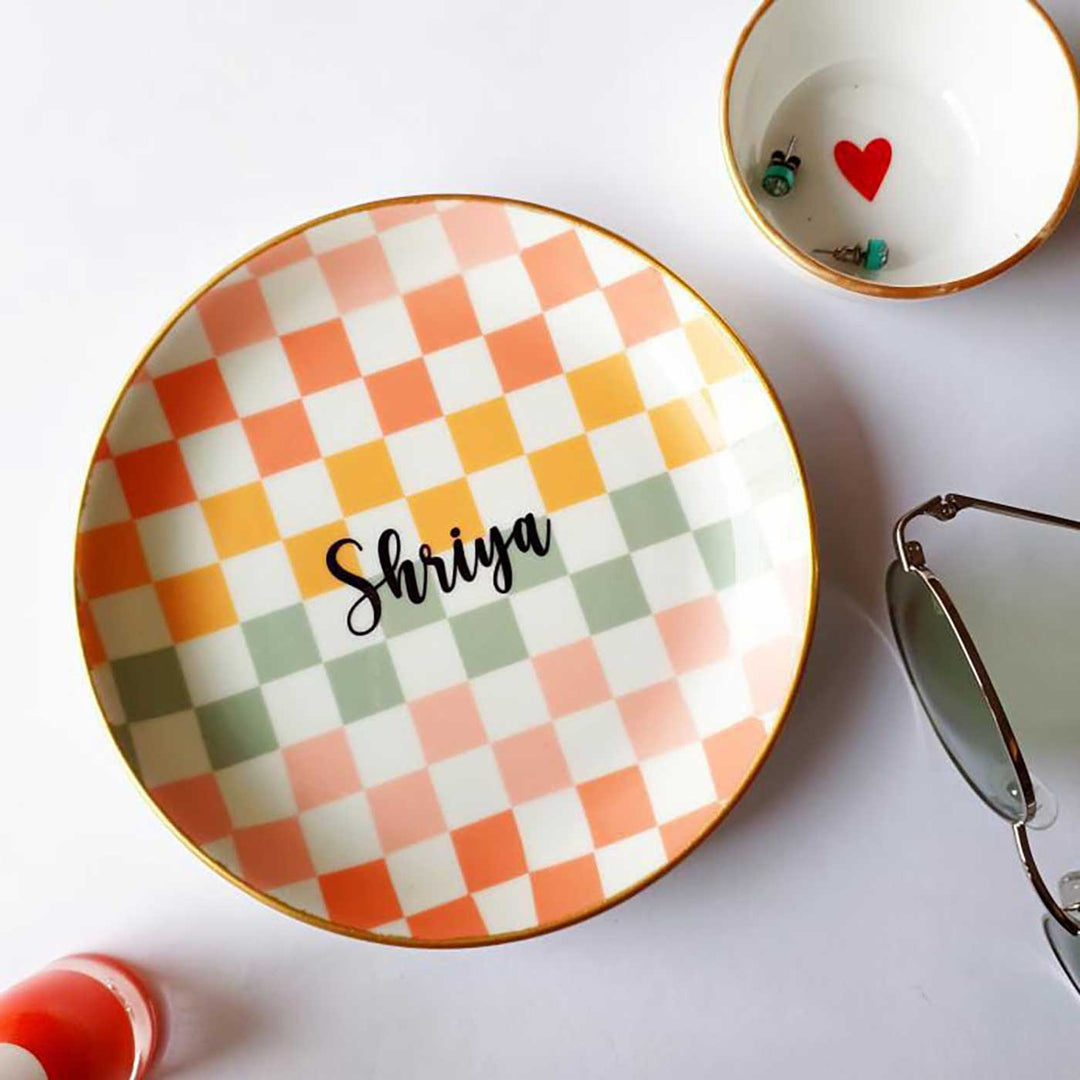 Personalized Printed Trinket Dish