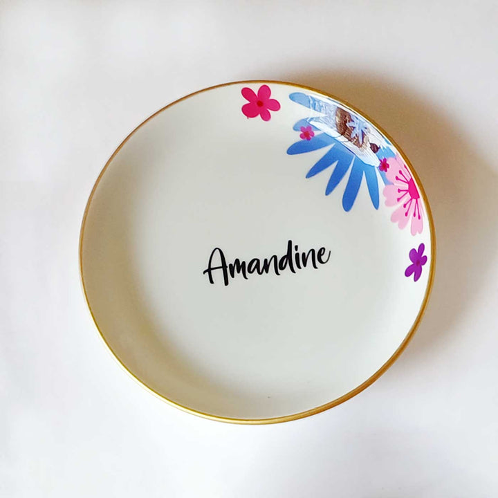 Personalized Printed Trinket Dish