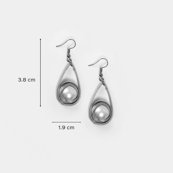 Latkan Bamboo Earrings - Blue