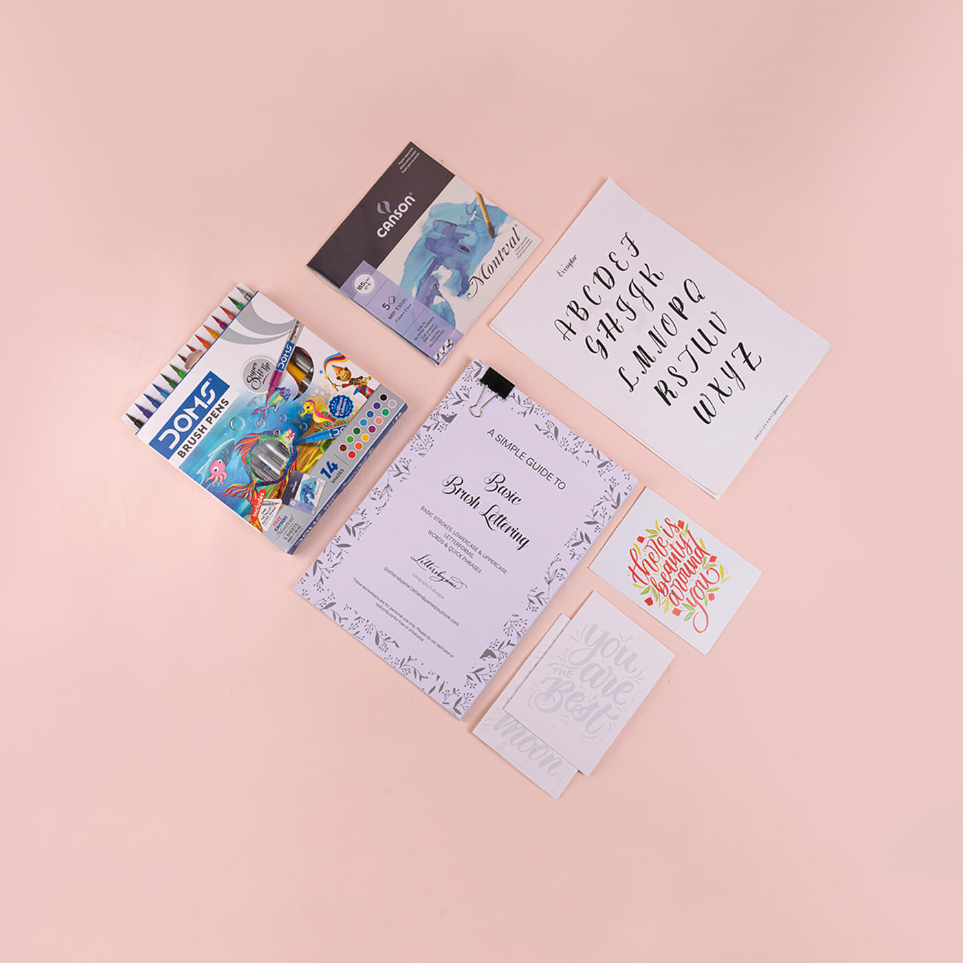 Buy DIY Brush Lettering Kit Online On Zwende