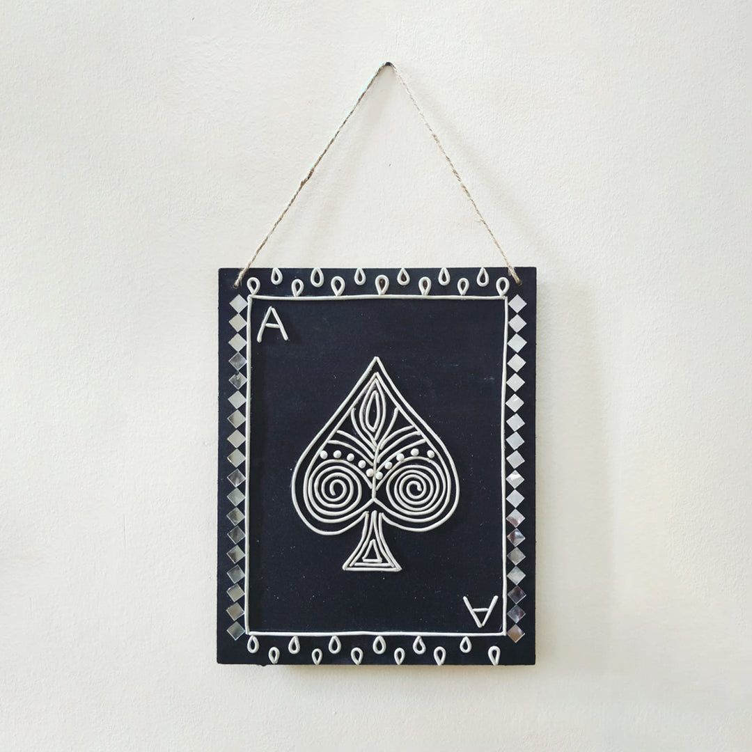 Ace of Spades Lippan Wall Decor
