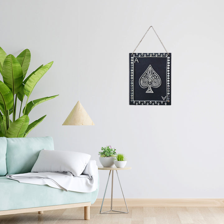Ace of Spades Lippan Wall Decor