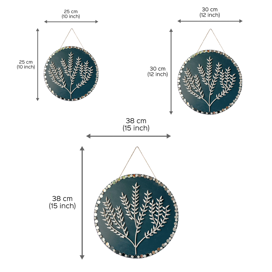 Lippan Ferns Mirror Art Wall Decor