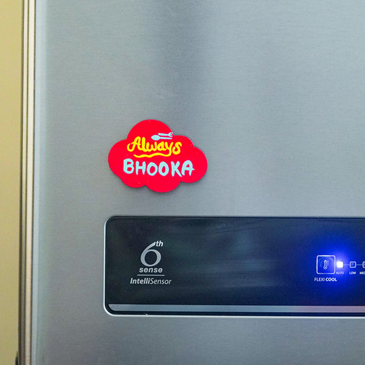 Always Bhooka Cloud Fridge Magnet