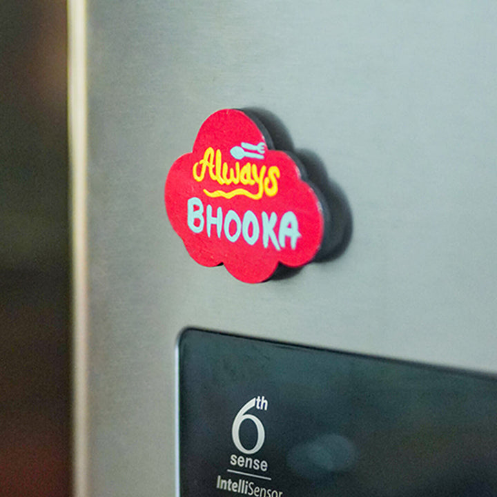 Always Bhooka Cloud Fridge Magnet
