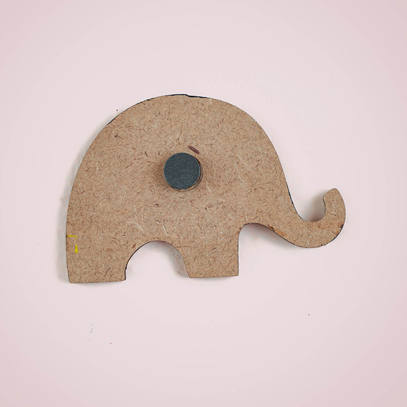 Elephant MDF Fridge Magnet