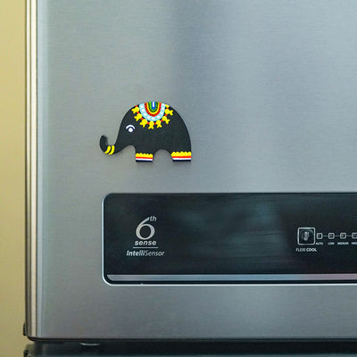 Elephant MDF Fridge Magnet