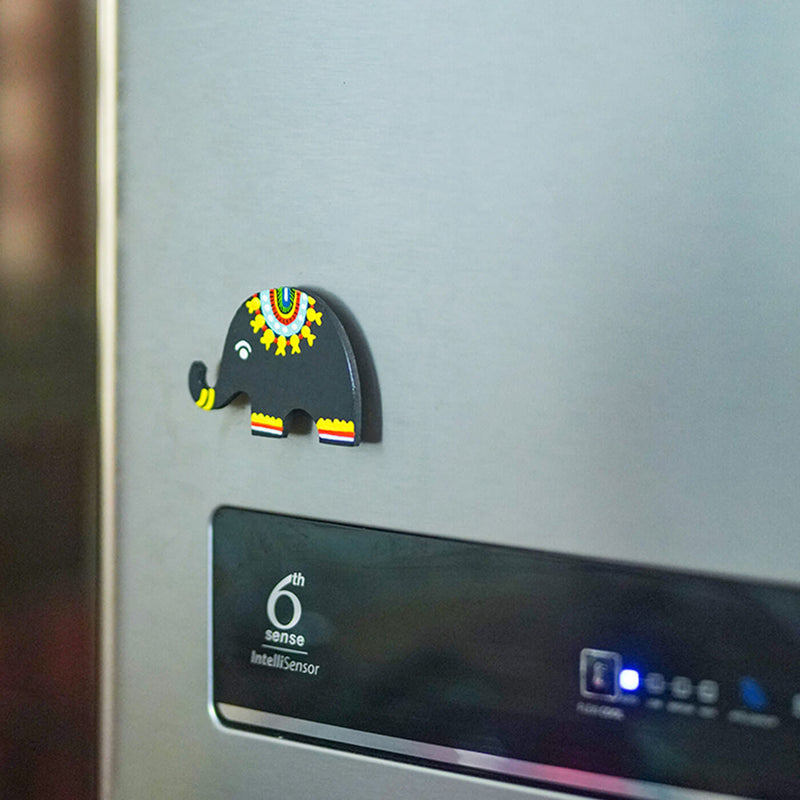 Elephant MDF Fridge Magnet