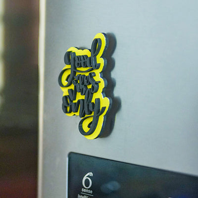 Good Vibes Only MDF Fridge Magnet