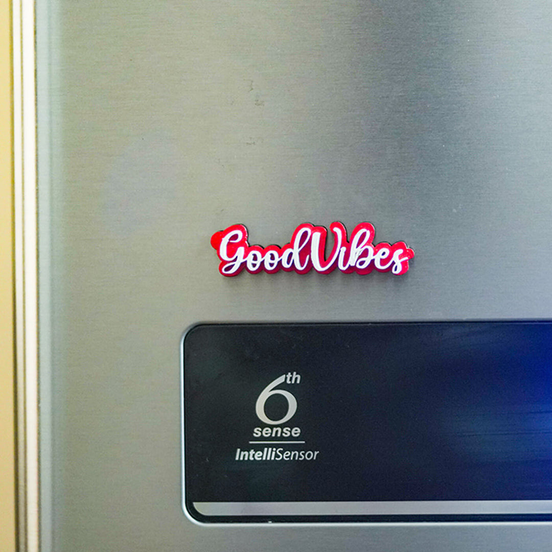 Good Vibes MDF Fridge Magnet