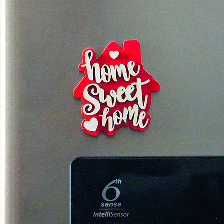 "Home Sweet Home" MDF Fridge Magnet